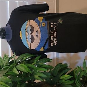 Southpark Cartman "Respect My Autority" t-shirt men's sz L